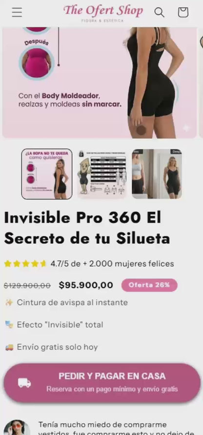 Invisible Pro360 El secreto de tu Silueta